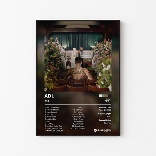 Yeat ADL Album Poster