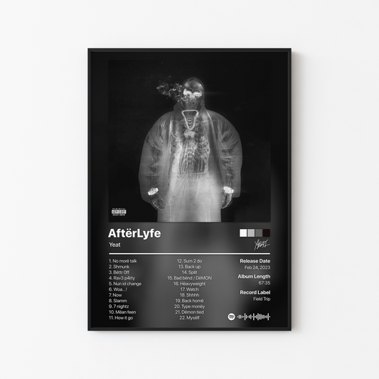 Yeat AfterLyfe Album Poster