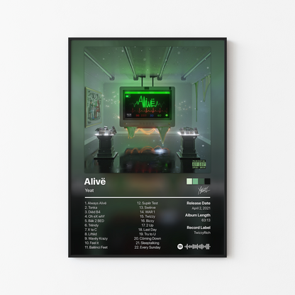 Yeat Alive Album Poster