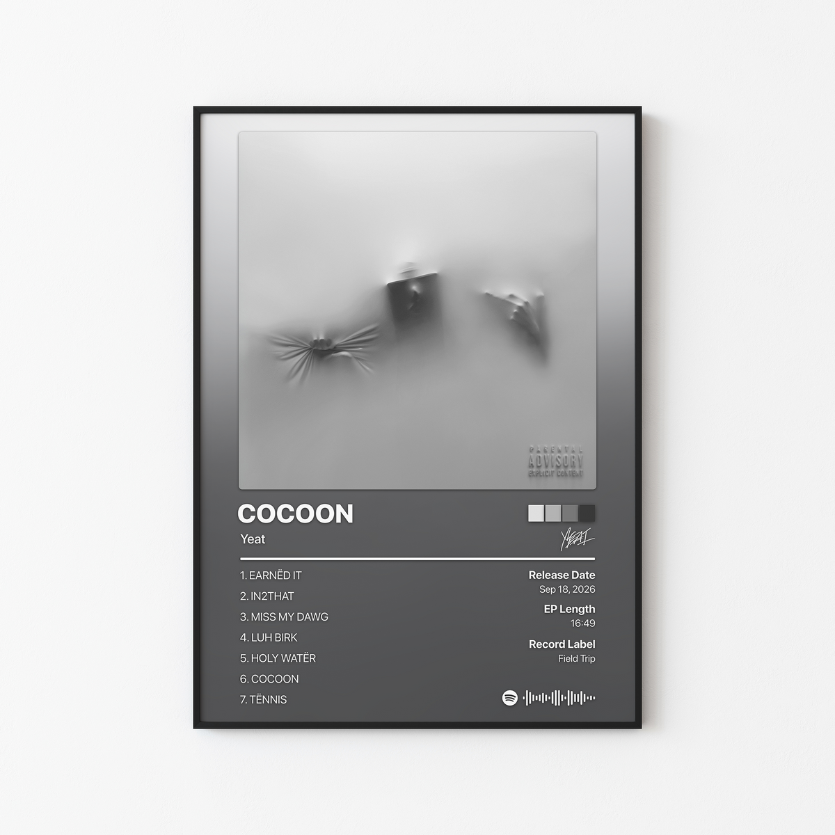 Yeat COCOON Album Poster