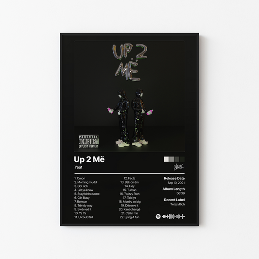 Yeat Up 2 Me Album Poster