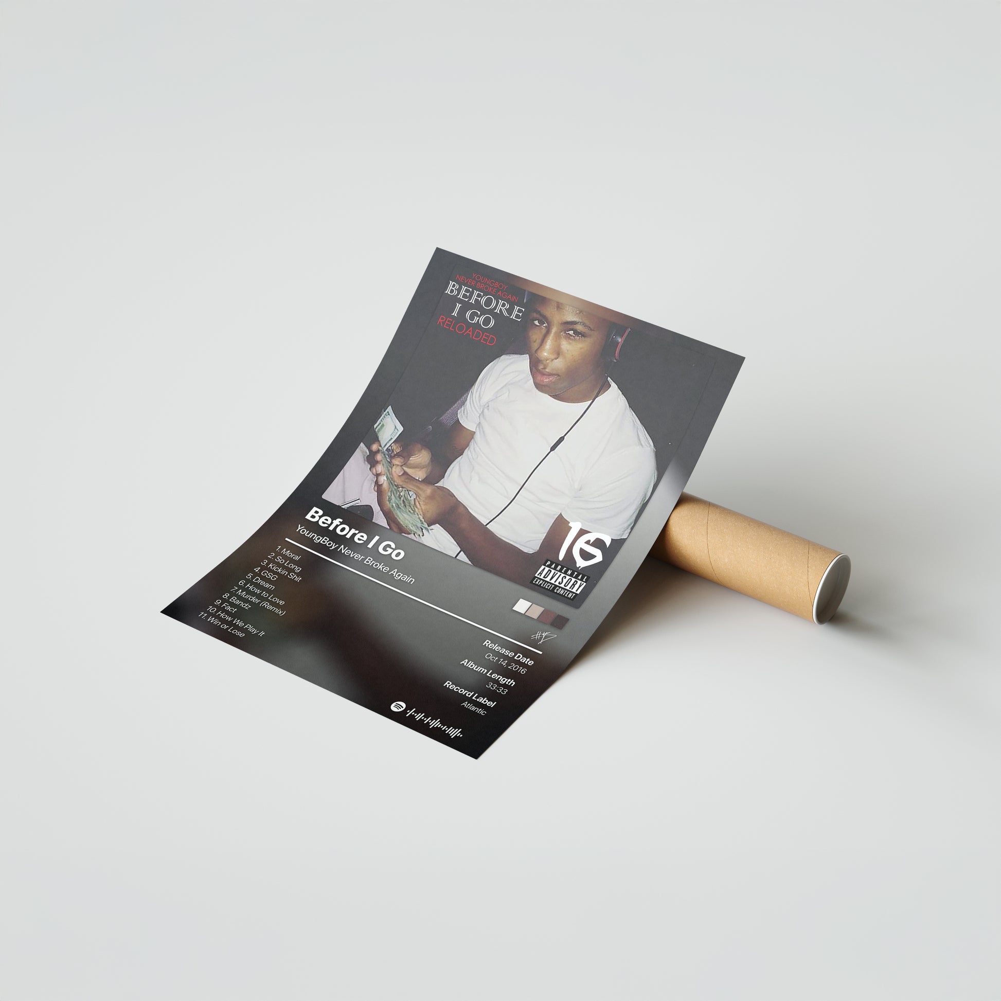 YoungBoy Never Broke Again Before I Go Album Poster
