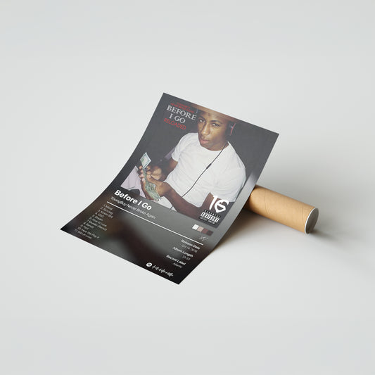 YoungBoy Never Broke Again Before I Go Album Poster