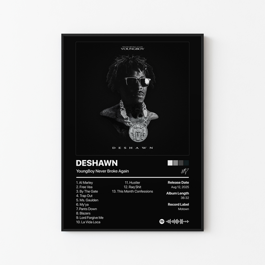 YoungBoy Never Broke Again DESHAWN Album Poster