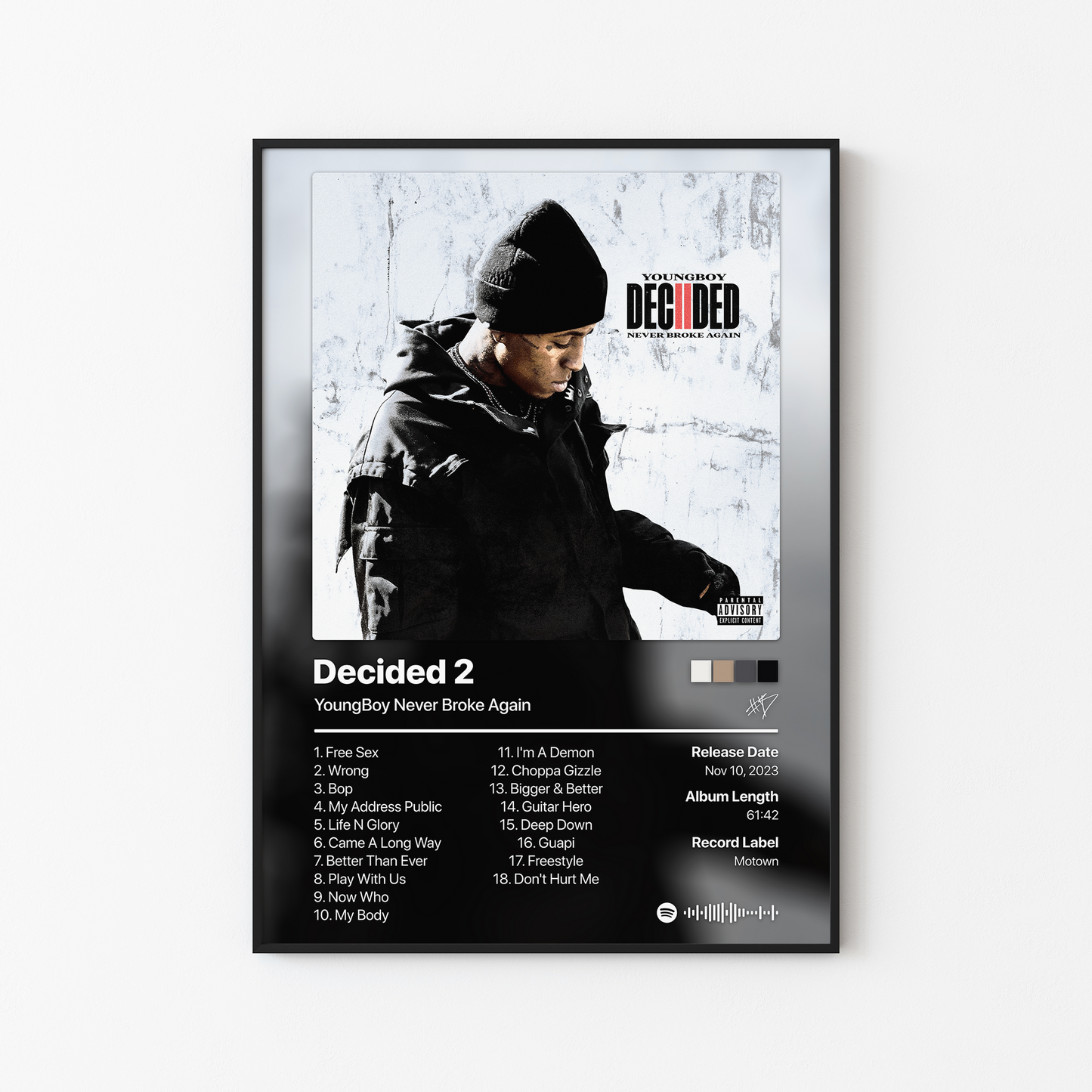YoungBoy Never Broke Again Decided 2 Album Poster