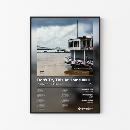 YoungBoy Never Broke Again Don't Try This At Home Album Poster