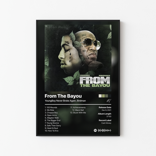 YoungBoy Never Broke Again From The Bayou Album Poster