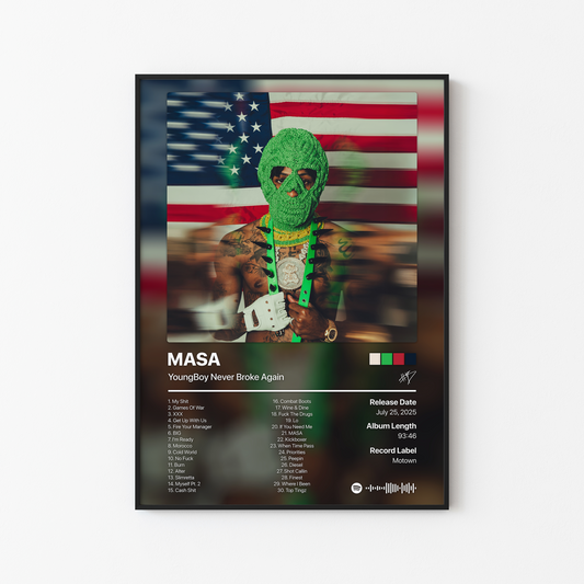 YoungBoy Never Broke Again MASA Album Poster