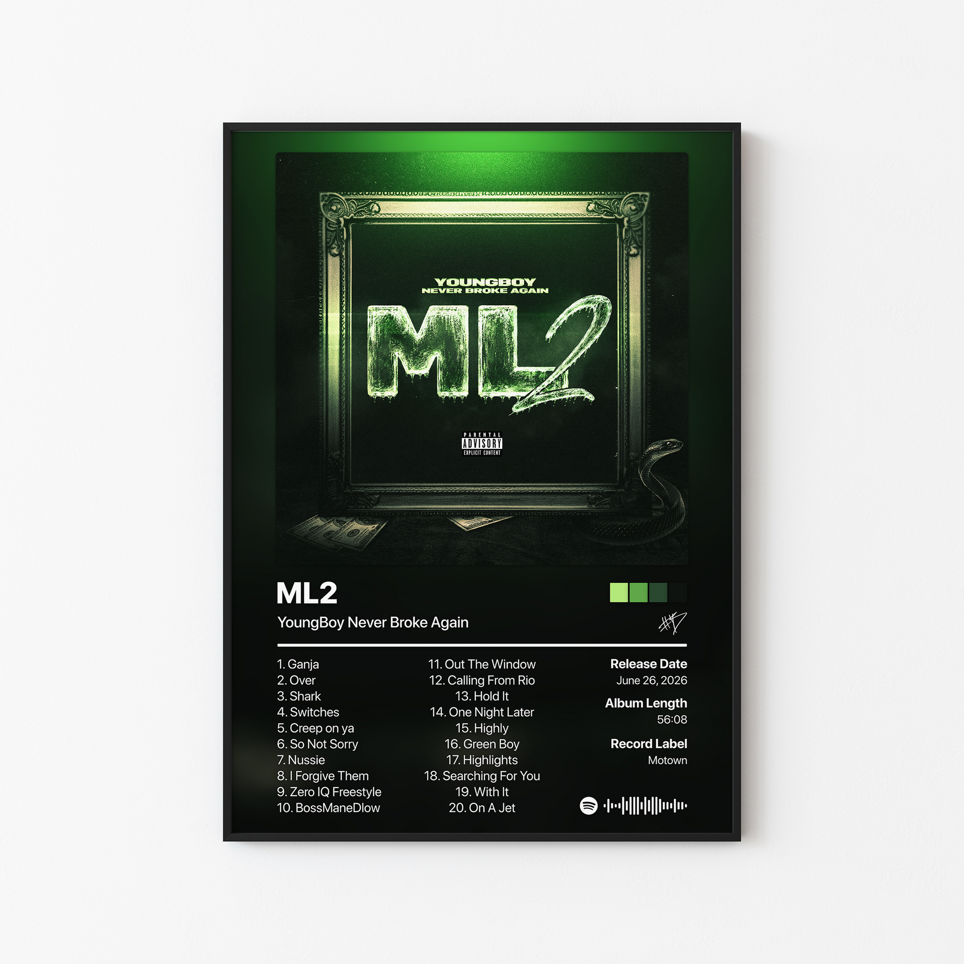 YoungBoy Never Broke Again ML2 Album Poster