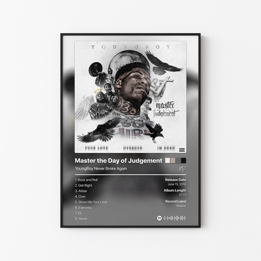 YoungBoy Never Broke Again Master the Day of Judgement Album Poster