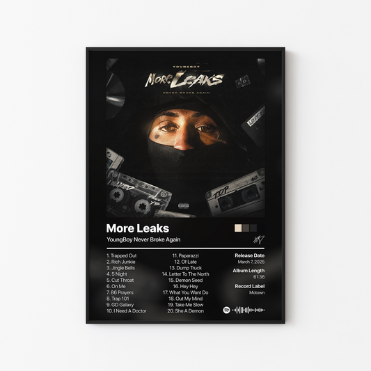 YoungBoy Never Broke Again More Leaks Album Poster