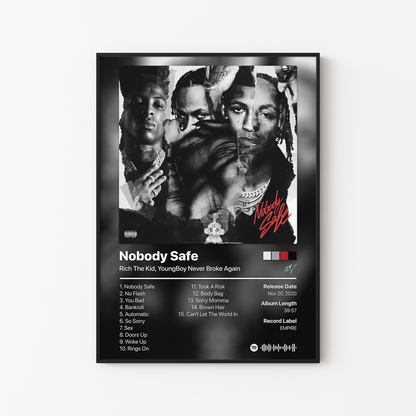 YoungBoy Never Broke Again Nobody Safe Album Poster