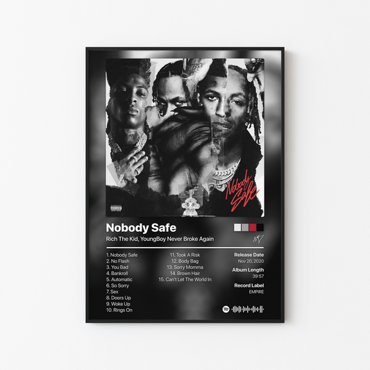 YoungBoy Never Broke Again Nobody Safe Album Poster