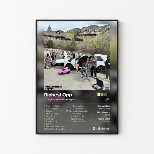 YoungBoy Never Broke Again Richest Opp Album Poster