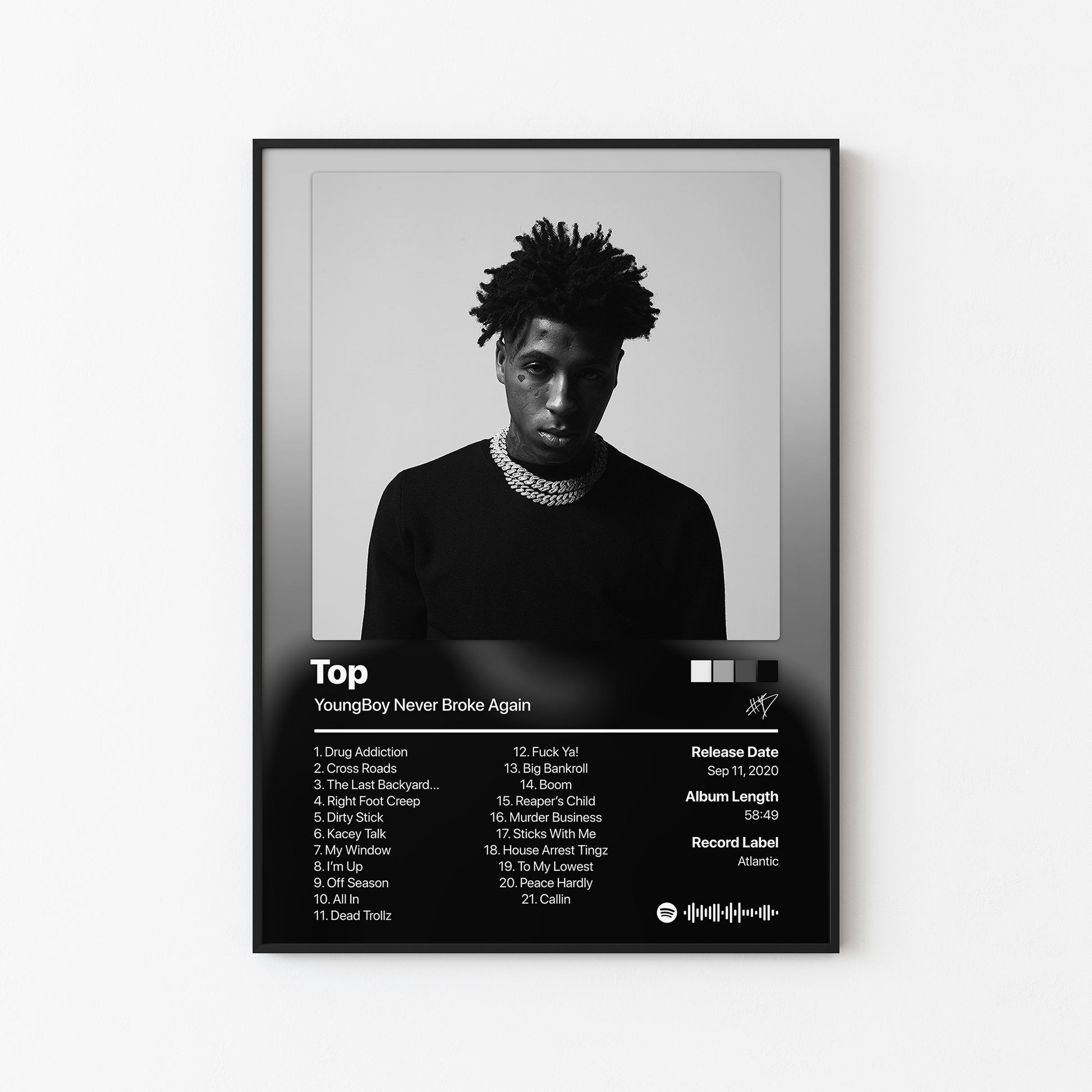 YoungBoy Never Broke Again Top Album Poster