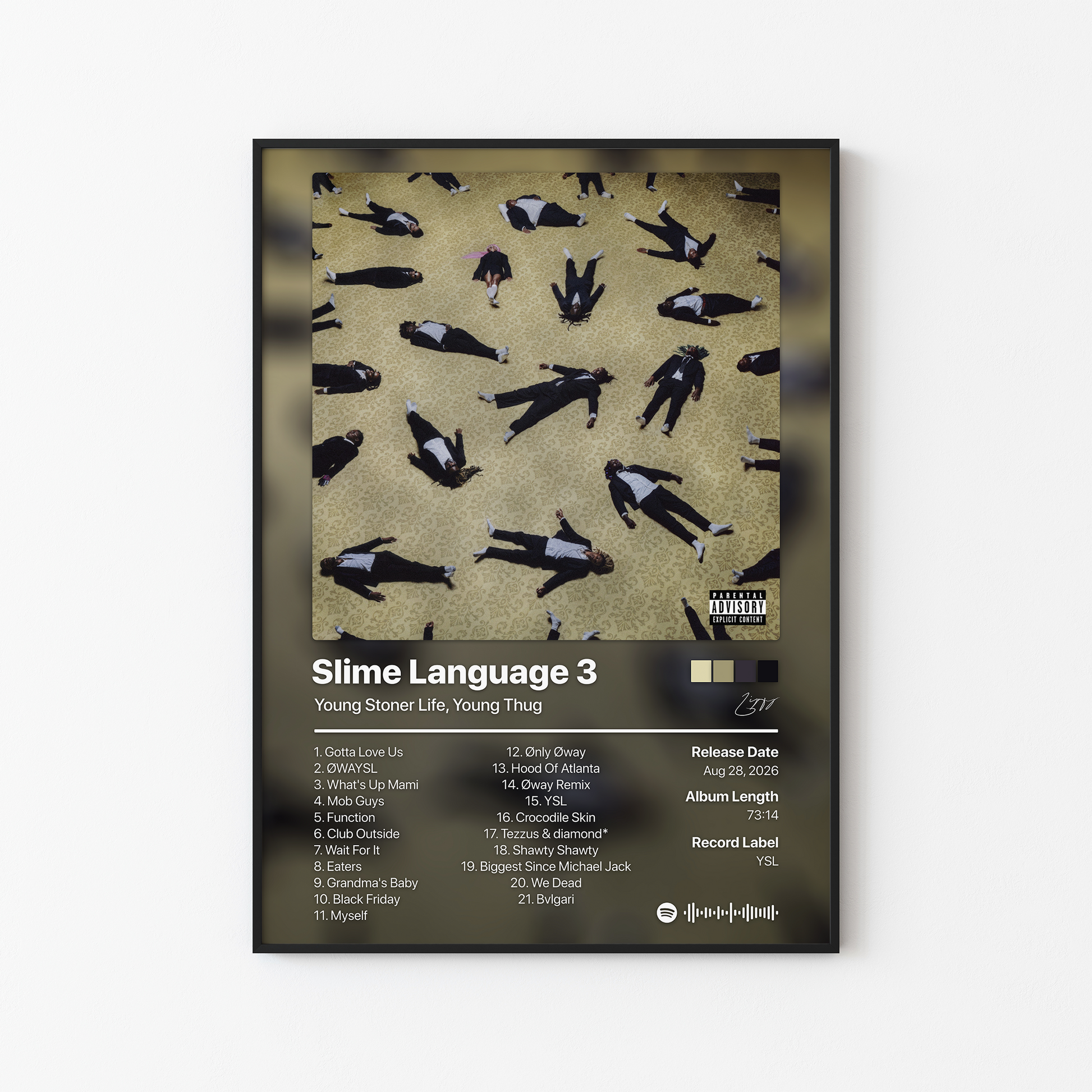 Young Thug Slime Language 3: Side A Album Poster
