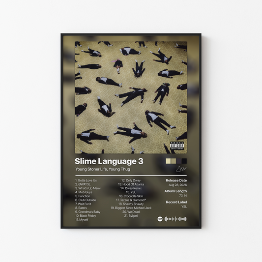 Young Thug Slime Language 3: Side A Album Poster