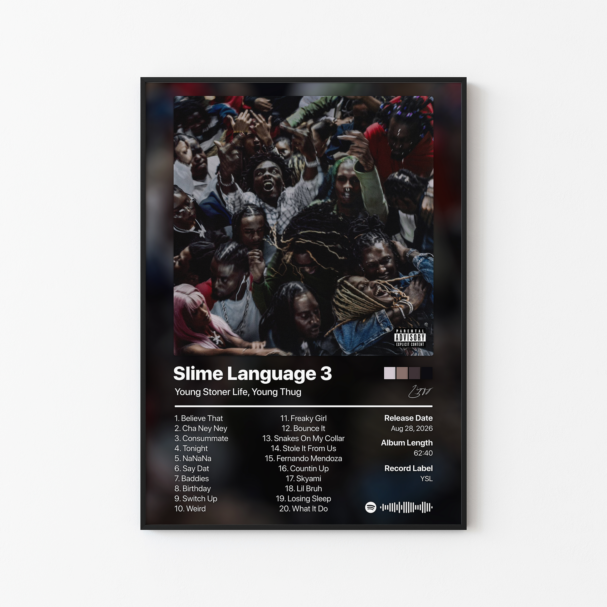 Young Thug Slime Language 3: Side B Album Poster