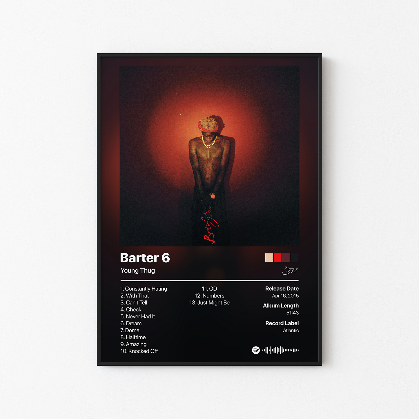 Young Thug Barter 6 Album Poster