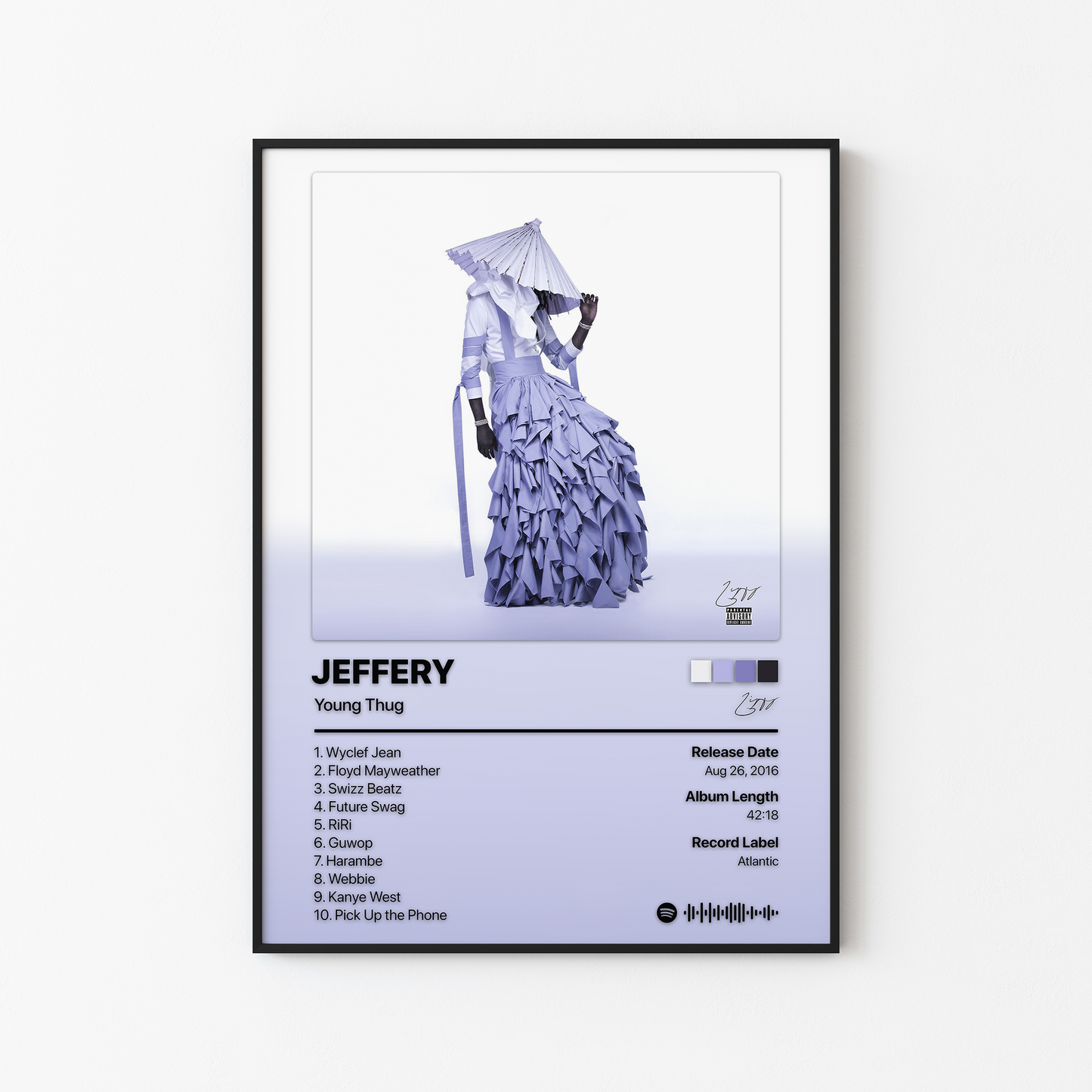 Young Thug JEFFERY Album Poster
