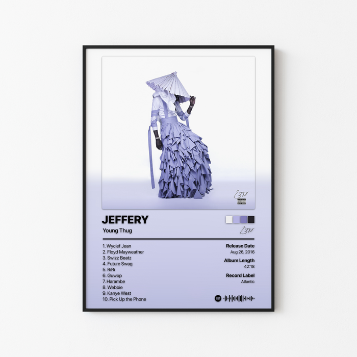 Young Thug JEFFERY Album Poster