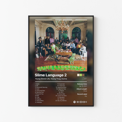 Young Thug Slime Language 2 Album Poster