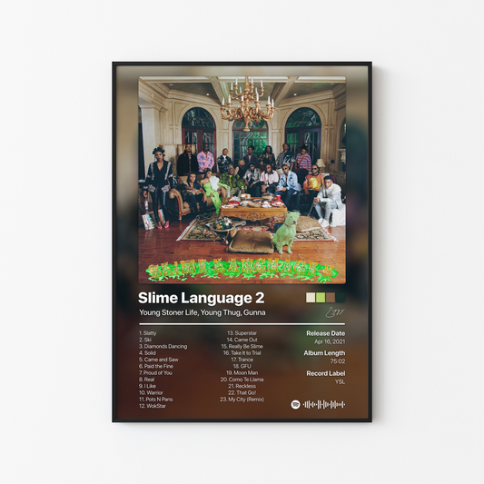 Young Thug Slime Language 2 Album Poster