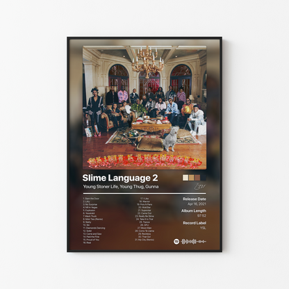 Young Thug Slime Language 2 (Deluxe) Album Poster