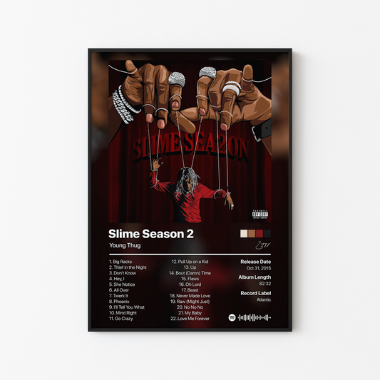 Young Thug Slime Season 2 Album Poster
