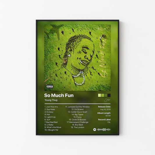 Young Thug So Much Fun Album Poster