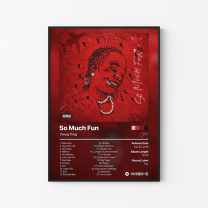 Young Thug So Much Fun (Deluxe) Album Poster
