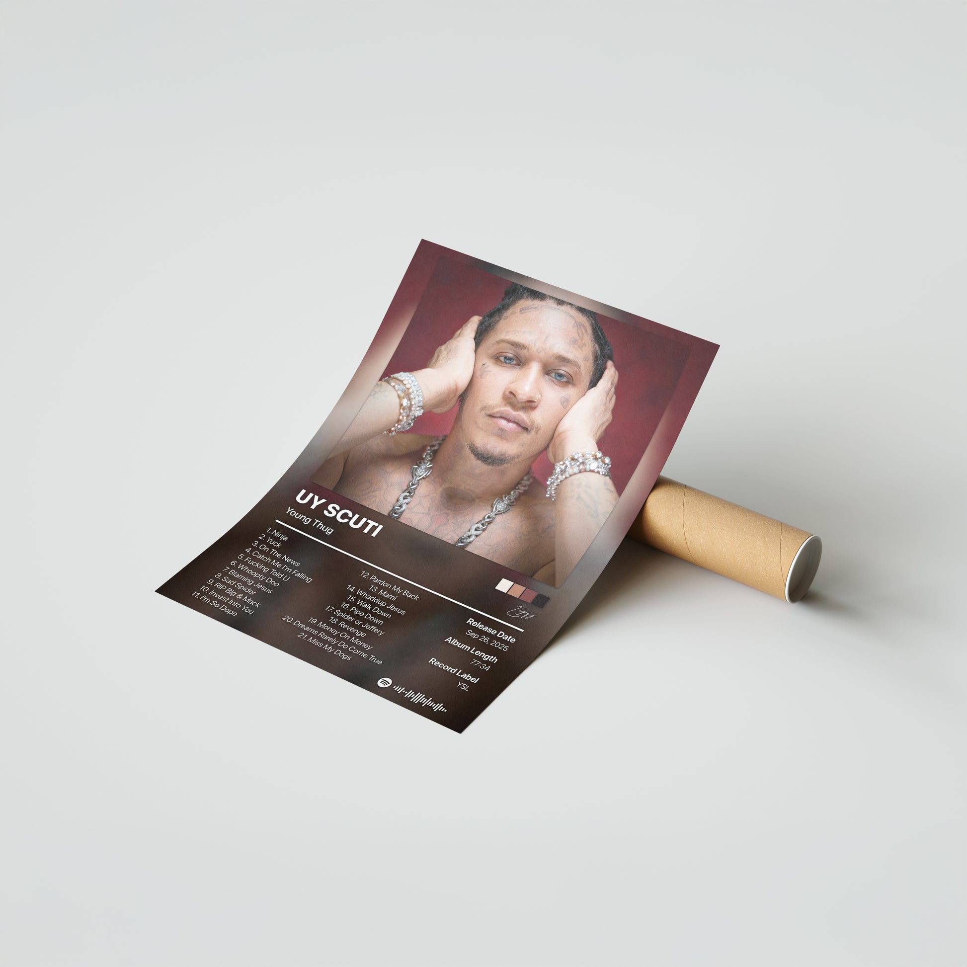 Young Thug UY SCUTI Album Poster