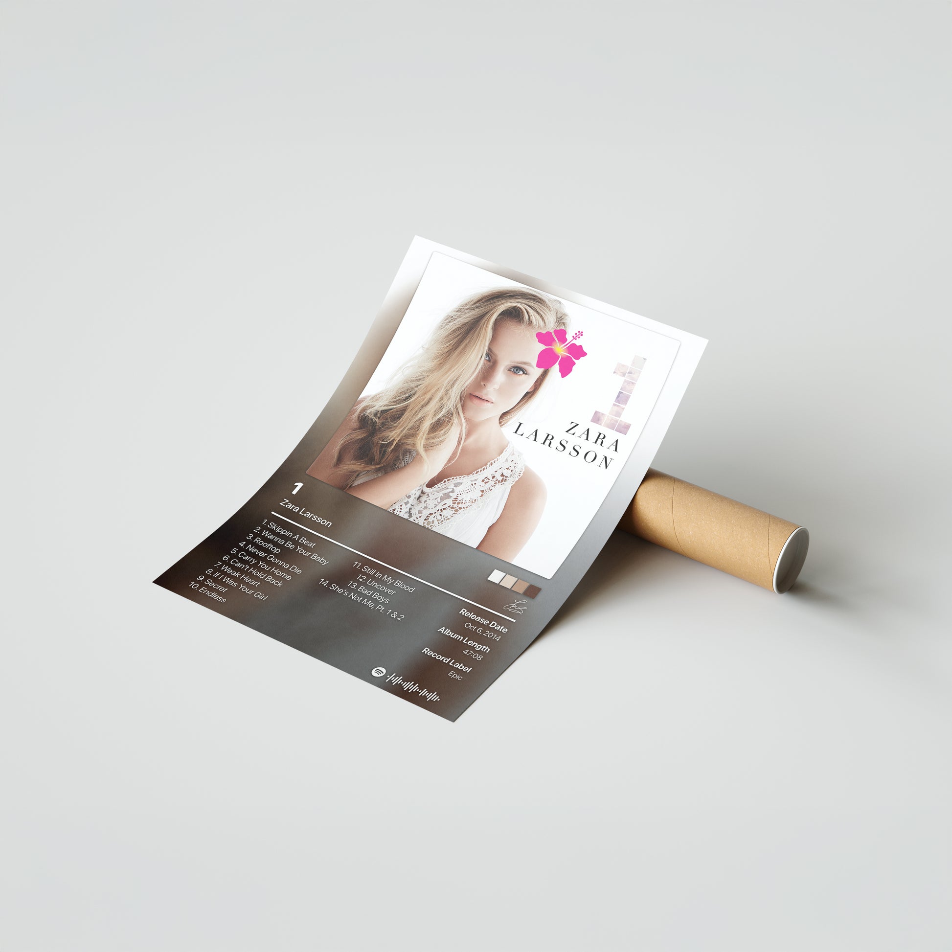 Zara Larsson 1 Album Poster
