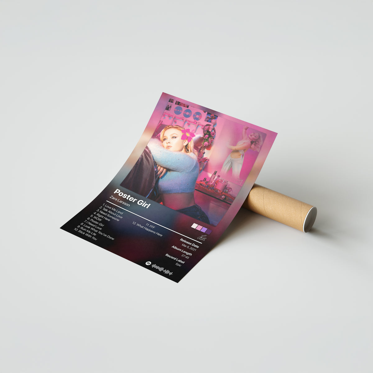 Zara Larsson Poster Girl Album Poster