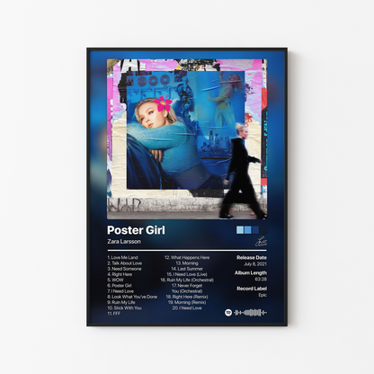 Zara Larsson Poster Girl (Summer Edition) Album Poster