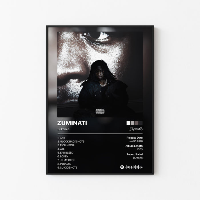 Zukenee ZUMINATI Album Poster