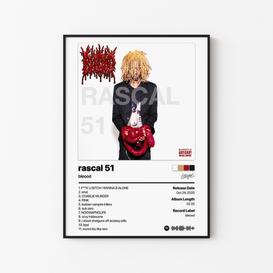 bleood rascal 51 Album Poster