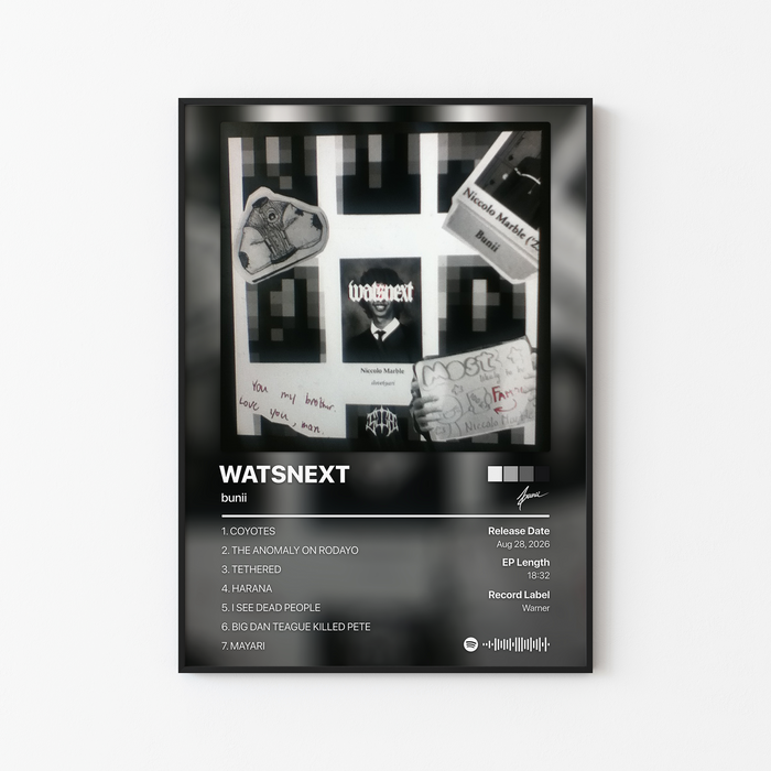 bunii WATSNEXT Album Poster
