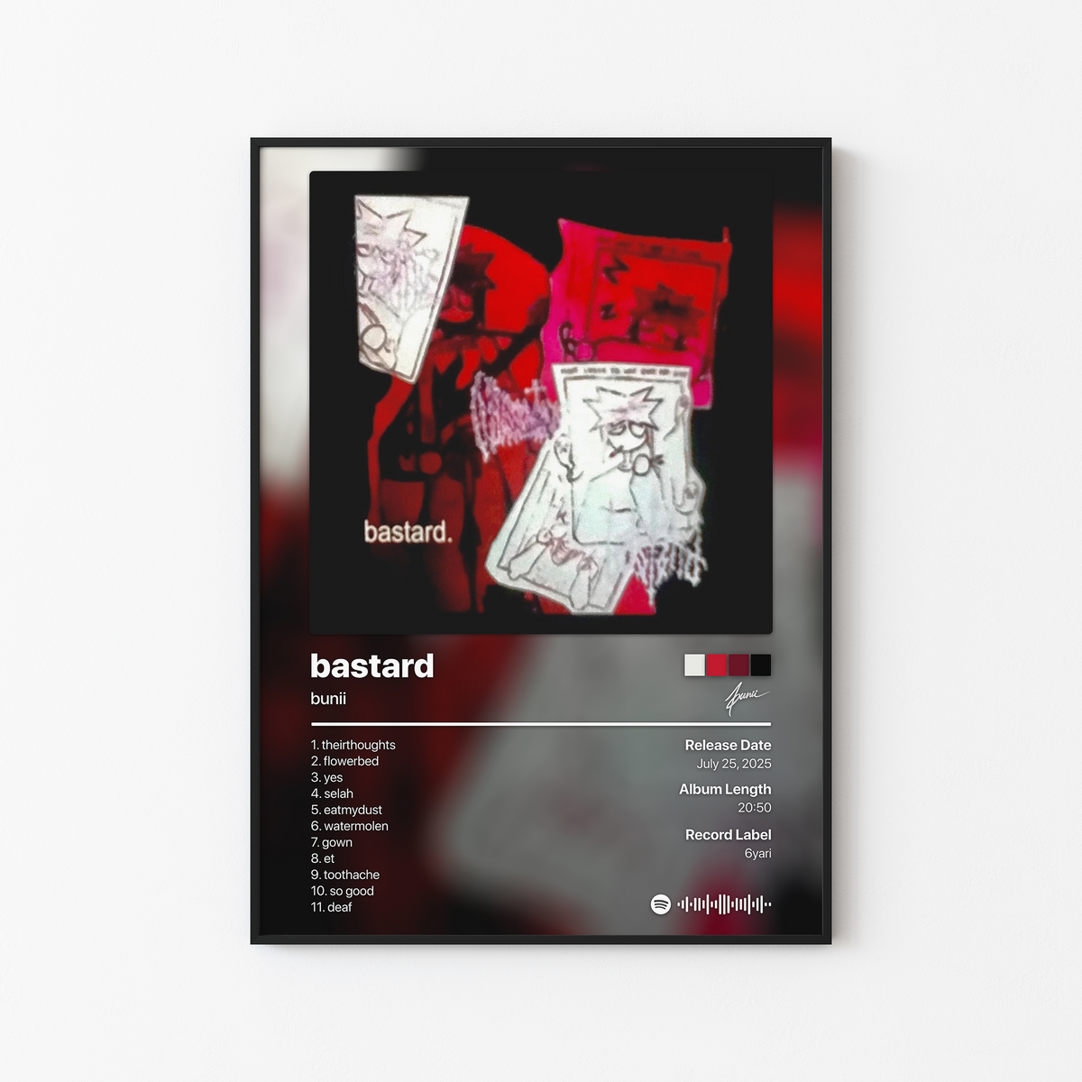 bunii bastard Album Poster