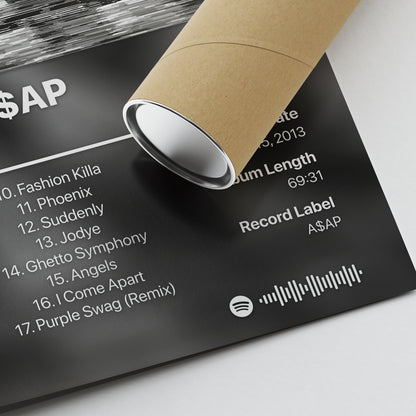 A$AP Rocky LONG.LIVE.A$AP Album Poster