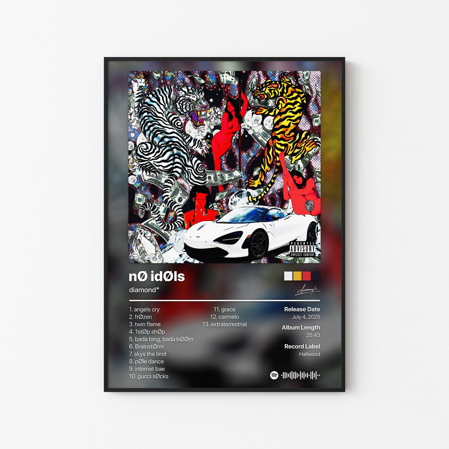 diamond nO idOls Album Poster