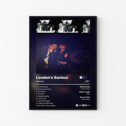 fakemink London's Saviour Album Poster