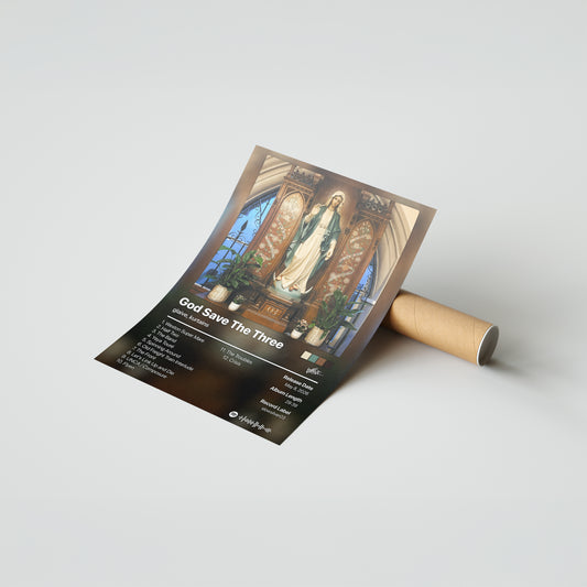 glaive God Save The Three Album Poster