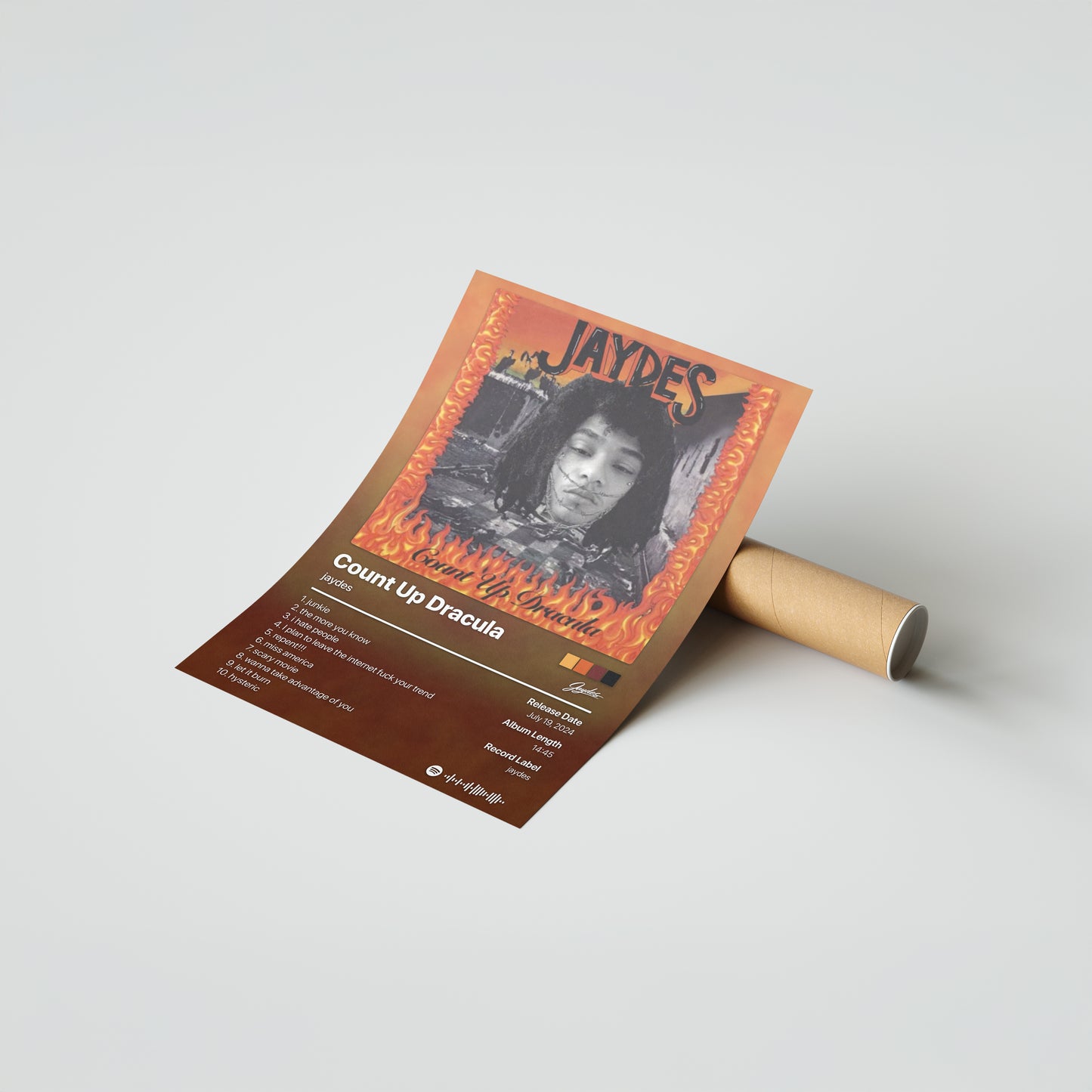 jaydes Count Up Dracula Album Poster