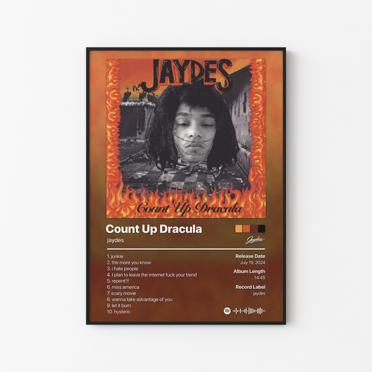 jaydes Count Up Dracula Album Poster