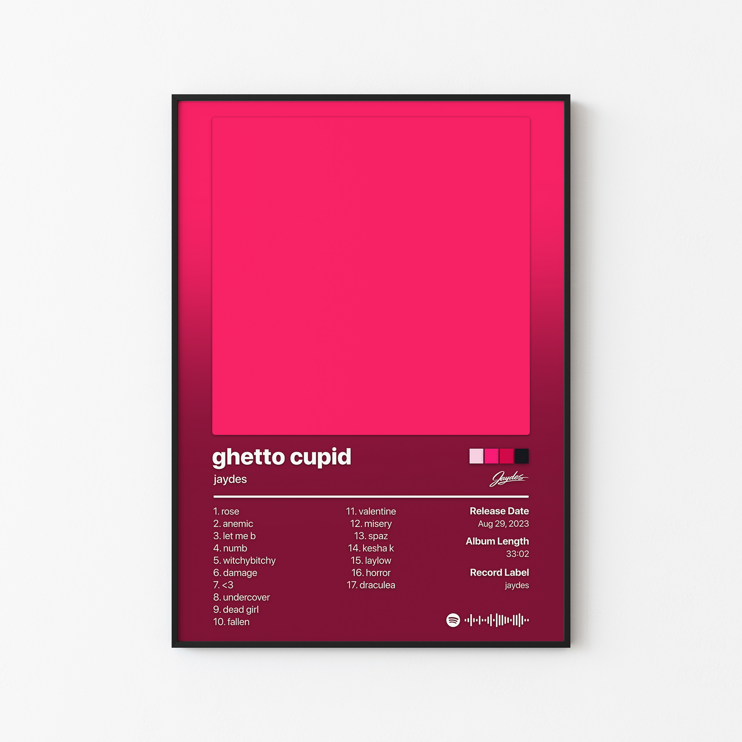 jaydes ghetto cupid Album Poster