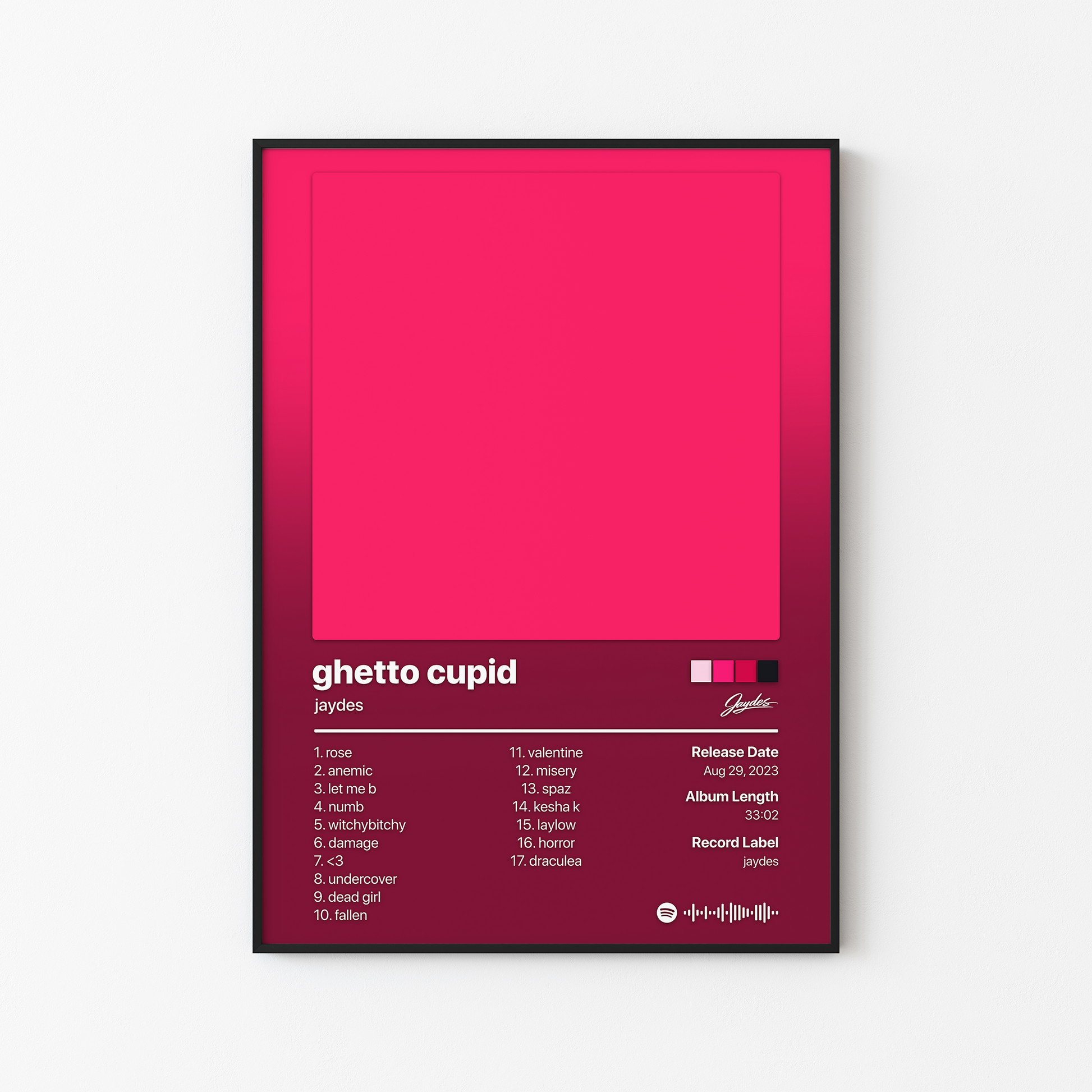 jaydes ghetto cupid Album Poster