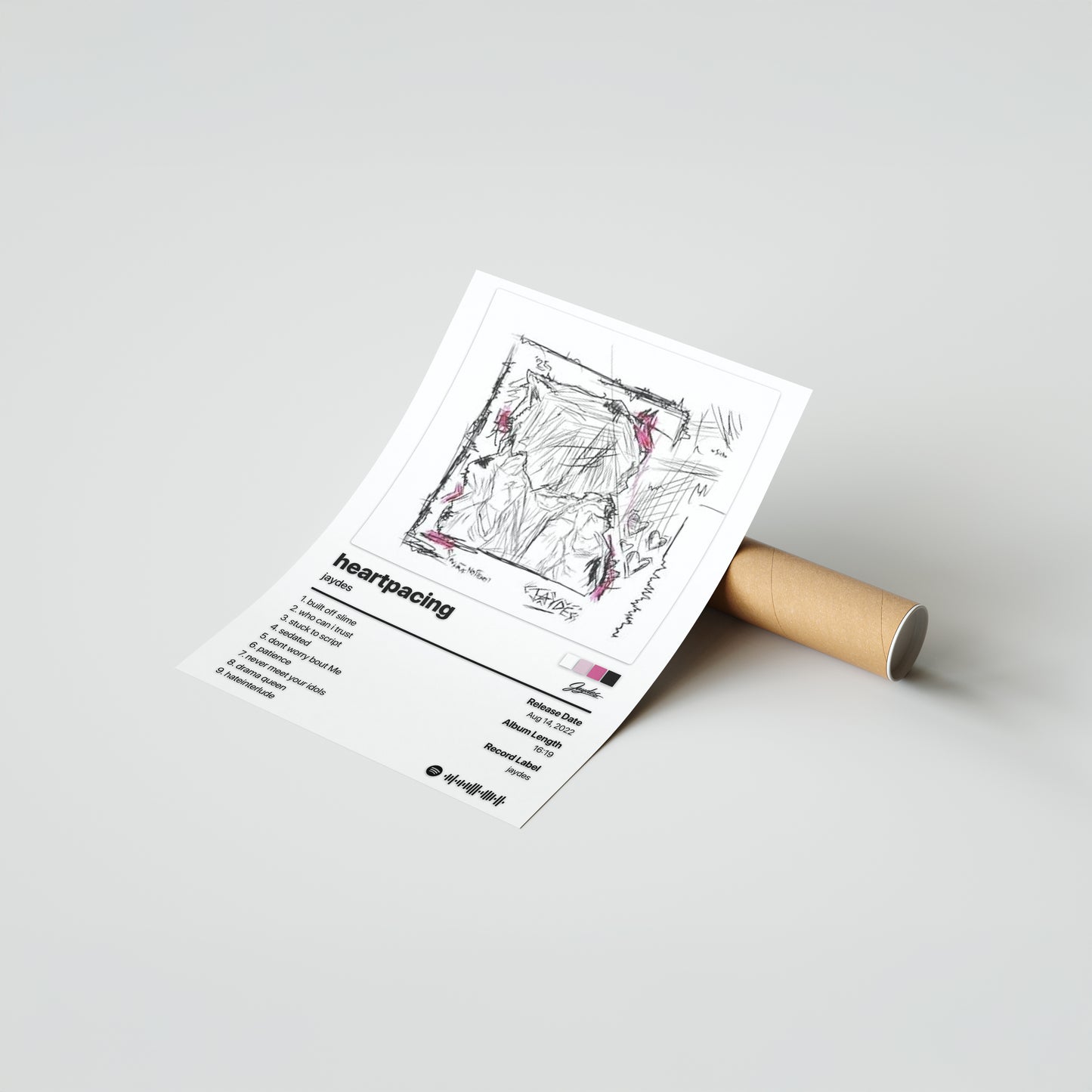 jaydes heartpacing Album Poster