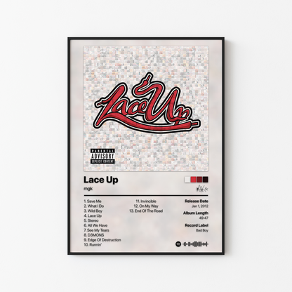 mgk Lace Up Album Poster
