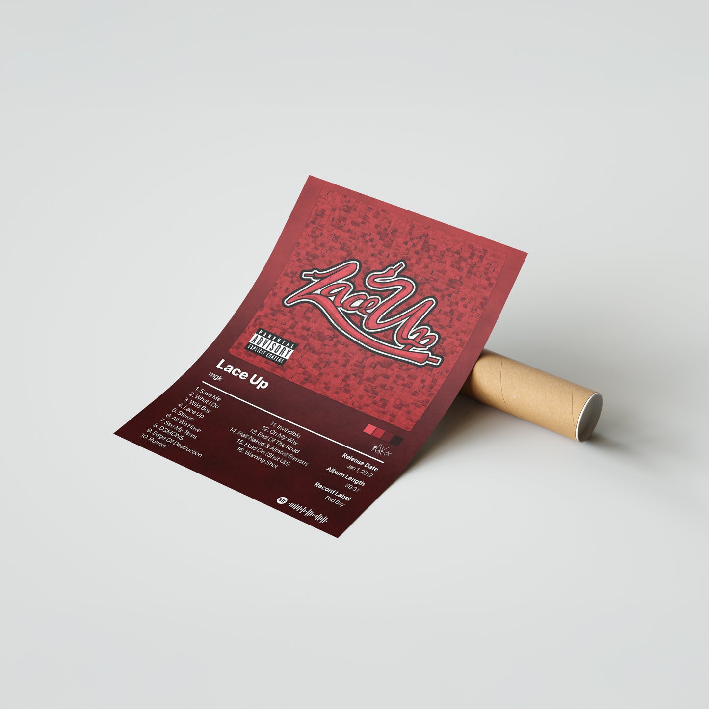 mgk Lace Up (Deluxe) Album Poster